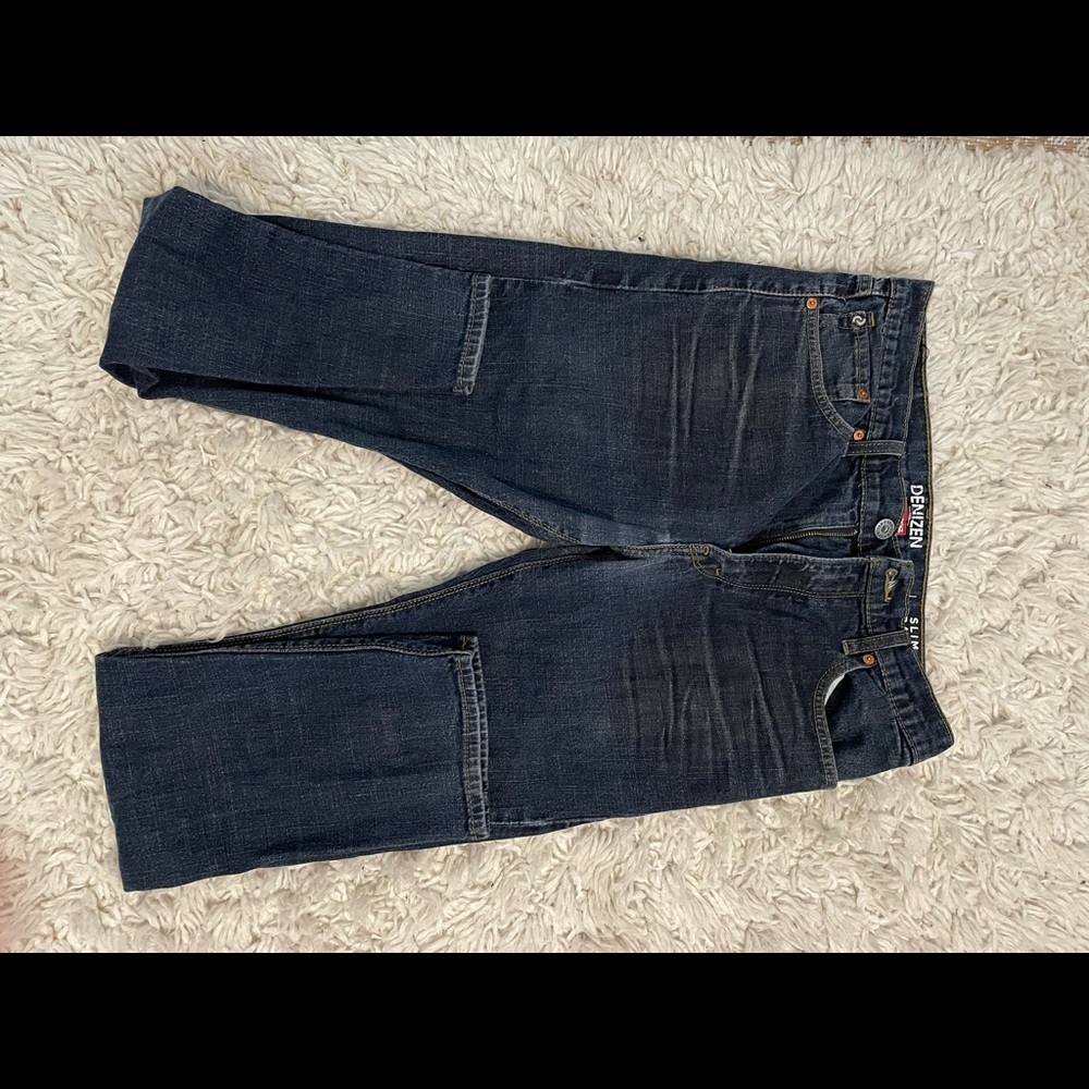 Slim straight men’s jeans